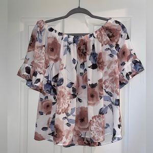Sienna Sky Floral Blouse - Size M